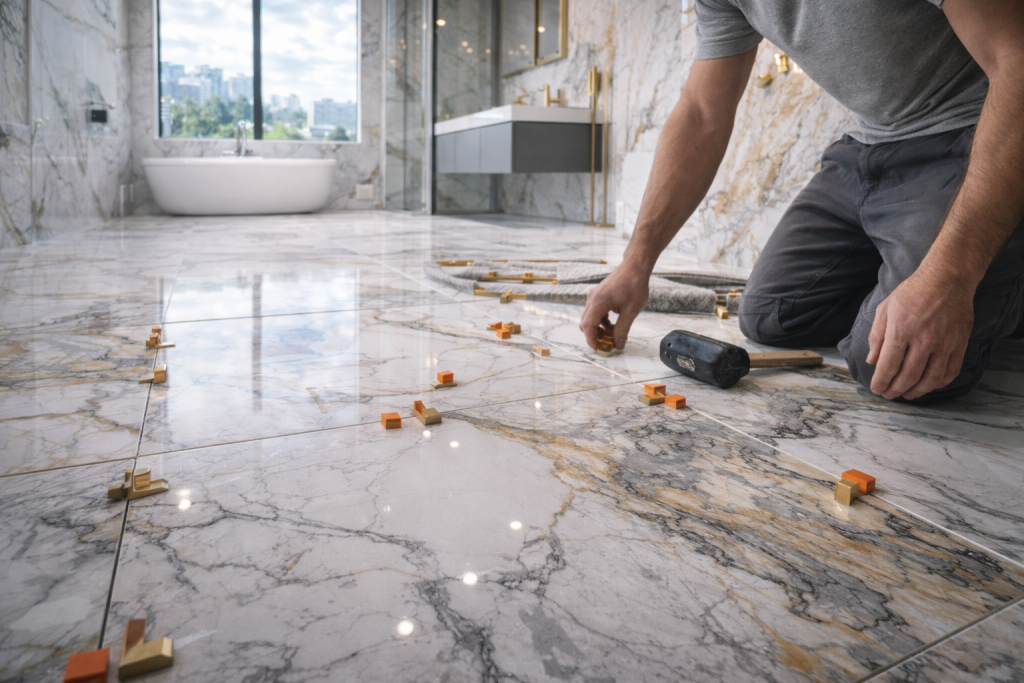 lüks fayans uygulama